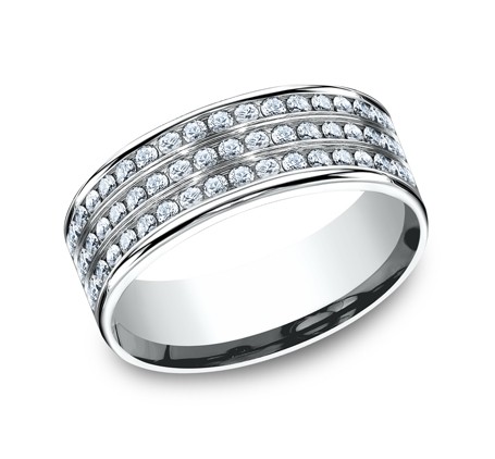 Benchmark 14K Diamond Wedding Band #CF528556