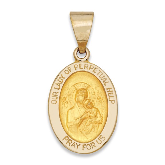 14K Yellow Gold Our Lady of Perpetual Help