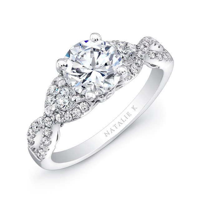 Natalie K Renaissance Collection Engagement Ring - NK26638-W