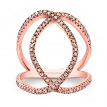 14K Rose Gold 0.75CtTW Diamond Fashion Ring