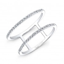 14K White Gold 020Ct. Diamond Fashion Ring