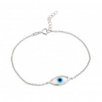 925 Sterling Silver Evil Eye Bracelet