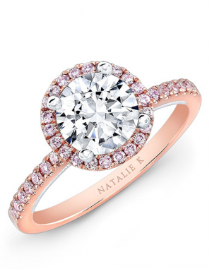 Natalie K Le Rose Collection Engagement Ring - NK28671-PK