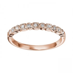 14K Rose Gold Diamond  Ring